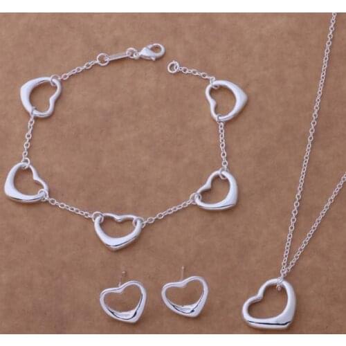 AS069 Trendy wholesale Jewelry Sets Bracelet 126 + Necklace 245 + Earring 190 /afraiwya bgoajxva