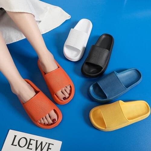 Home Slippers Summers Thick Platform Womens 2021 Sandals Indoor Bathroom Anti-slip Slides Ladies mens Shoes mules Dropshipping