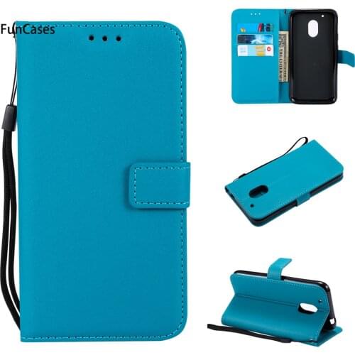 Pure Color PU Leather Case sFor Capinha Moto G4 Play Card slot Case Hoesje Transparent Cellphone Case For Motorola G4 Play Cove