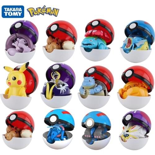 Original POKEMON Toy Pocket Monster Lunala Pikachu Solgaleo Charizard Action Figure Model Anime One Piece Toy For Kids Gift