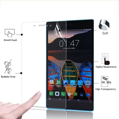 Premium clear Glossy films For Lenovo Tab3 7 LTE TB3-730M 7.0" tablet pc Anti-Scratches HD LCD Screen Protector Film with tools