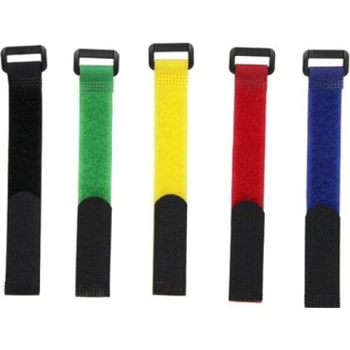 Buckle Velcro cable tie Nylon model binding with reverse buckle Velcro storage tie line