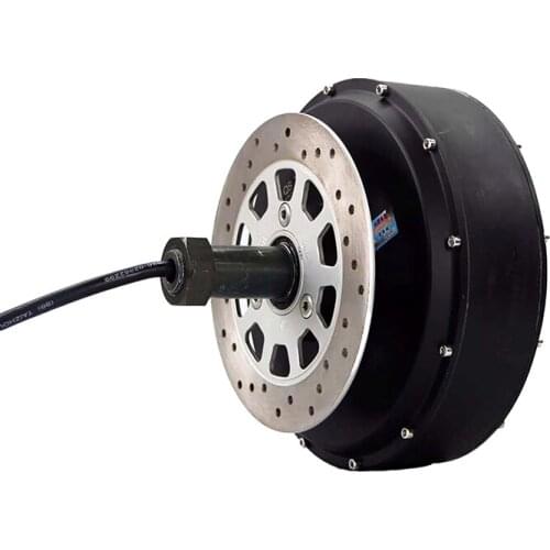 QS260 5000W 45H V4 Single Shaft Electric Car Hub Motor For E-Vehicle ATV Golf Cart
