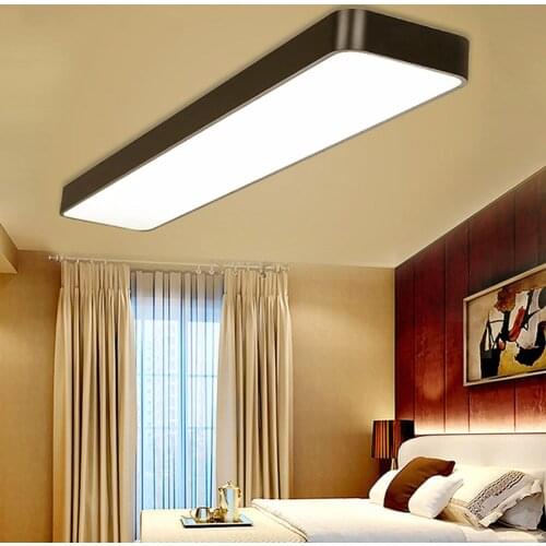 LED Modern Ceiling Light Lamp Cold White Hall Surface Mount Flush Panel Rectangle Lighting Fixture Bedroom Living Room Office