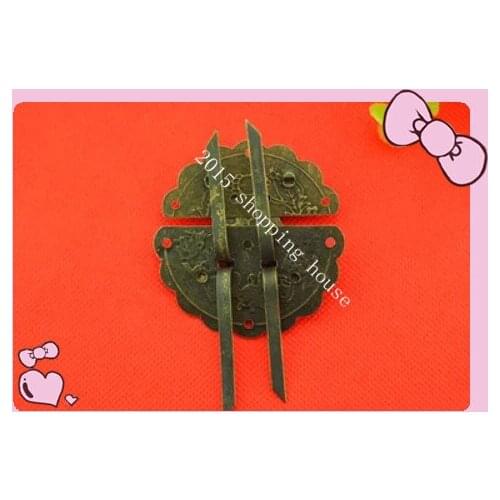 Bird U shaped lock lock iron antique wooden jewelry box special wooden accessories box buckle