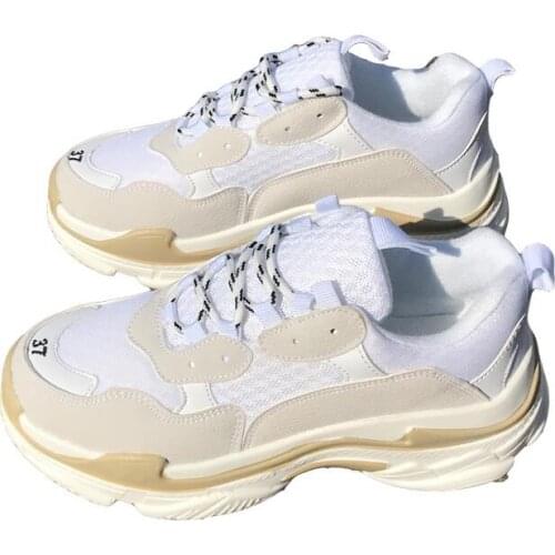 2018 Autumn Winter fashion women casual shoes Suede leather platform shoes women sneakers Ladies white Trainers chaussure femme