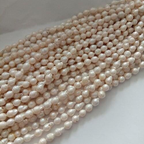 16 inch 11-12 mm 100% Nature freshwater loose pearl with tear drop baroque shape, BIG KESHI BAROQUE shape pearl