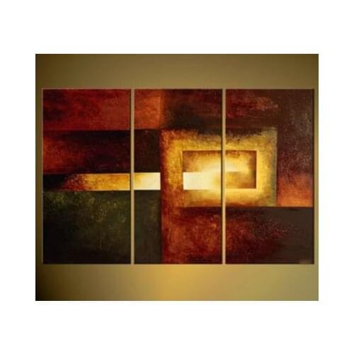 3 pcs Hand Painted Wall Decor-Desire-Modern Canvas Art Wall Decor-Abstract Oil Painting Wall Art