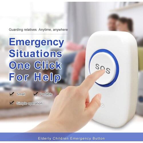 433Mhz Wireless SOS Button For Home Security GSM Alarm System
