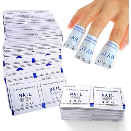 50 Pcs Gel Polish Remover Pads Foil Nail Art Cleaner DIY Manicure Accessories