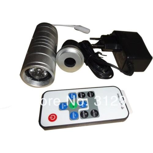 7W RGB LED fiber optic illuminator,with 10key RF remote controller;AC110V-240V input