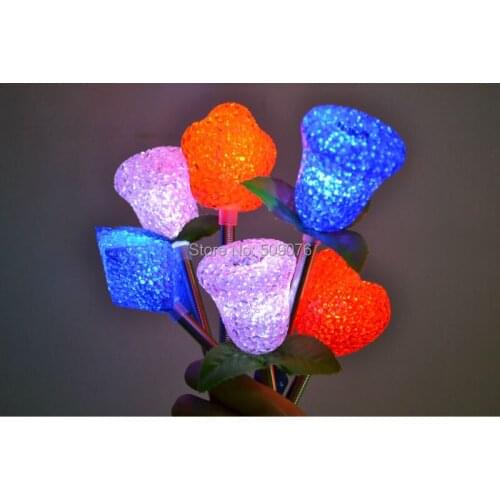 Free shipping 5pc/lot light up particles stick LED Flashing heart Stick Princess Wand Birthday Cheer Toy Party Favor