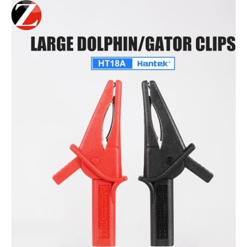 Hantek Oscilloscope Large Dolphin/Gator Clips HT18A for Hantek 1008c 6022be 6074be 2pcs high quality of original hantek