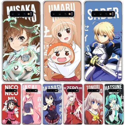 Anime Protagonist Cute Girl Phone Case For Samsung Galaxy A50 A70 A30S A51 A71 A10 A20E A40 A90 A20S M30S A6 A7 A8 A9 Plus Coque