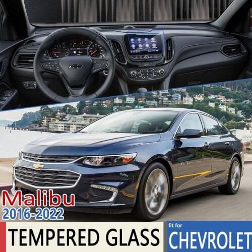 For Chevrolet Malibu MK9 2016 2017 2018 2019 2020 2021 2022 Car Navigation GPS Film Touch Full Screen Protector Tempered Glass