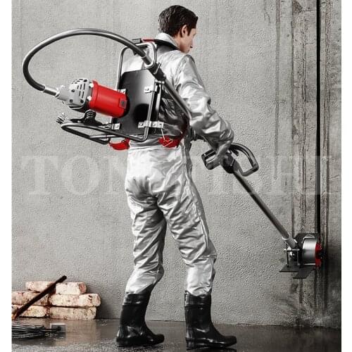 Slotting machine hydroelectric installation concrete wall cutting knapsack slotting machine one-time forming dust-free 5200W