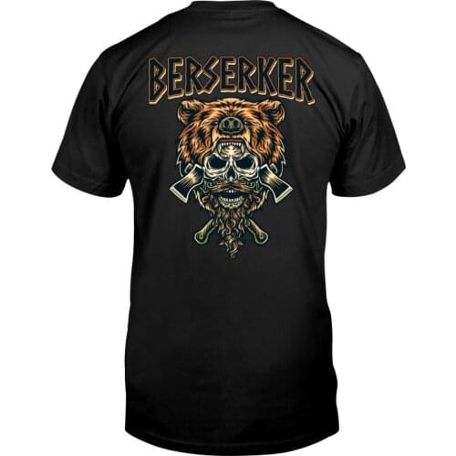 Viking Symbol Tattoo 3D Printed Mens Cotton t shirt Harajuku Fashion Short Sleeve Summer Casual Unisex Black Daily O-Neck Tops