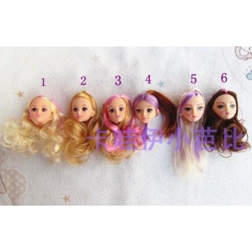 20pcs/lot Toy NEW Le Jill Doll Heads Multi-styles Doll Heads For Dolls DIY Factory Wholesale Lowest Price Hotsale
