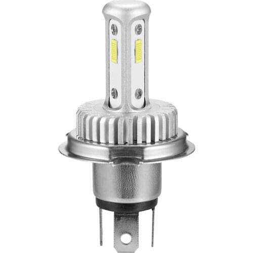 H4 led motorcycle headlight bulb 2500lm Hi/Lo beam LED Bulb White 6000k led autobike bulb 12V 24V H4 headlamp 1:1 design