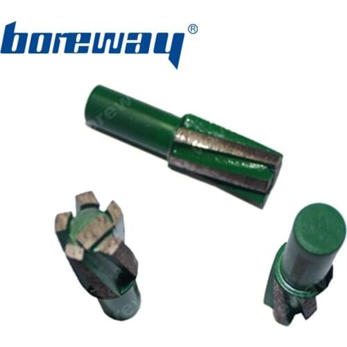Boreway Supply A Piece of D20*40T*15.7B Segment CNC Finger Router Bit With Strength Bottom Segment For Stone Grinding Free Ship