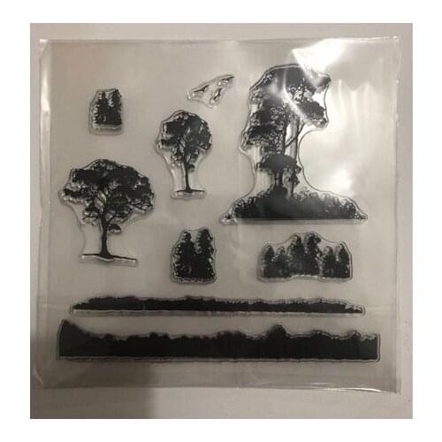 Forest transparent Clear Stamps seal Scrapbook Paper Craft Clear stamp scrapbooking X0495