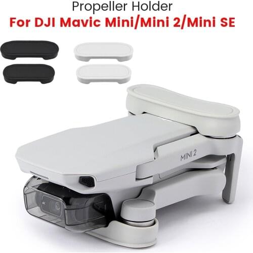 1pair Portable Drone Accessories Paddle Fixing Holder Propeller Stabilizer Protective Cover Soft Silicone For Mavic Mini 2