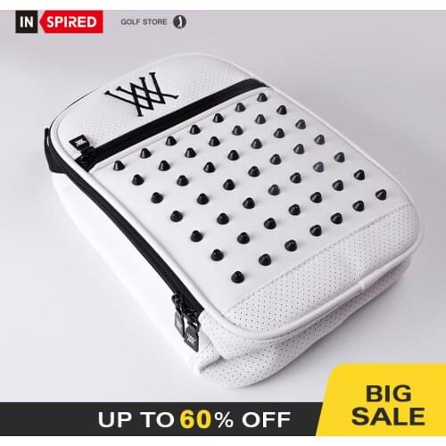 Golf bag Shoe bag Sports supplies Storage pouch Handbag Clutch Bag Zip Fashion Rivet South Korea Trendy Bag High Ball