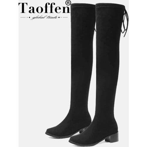 Ботфорты Taoffen China At AliExpress