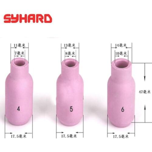 High quality 10N series Alumina Ceramic Cup WP-18/17/26 argon arc welding gun parts Nozzles Tig Torch 9/20/25(10pcs/lots)
