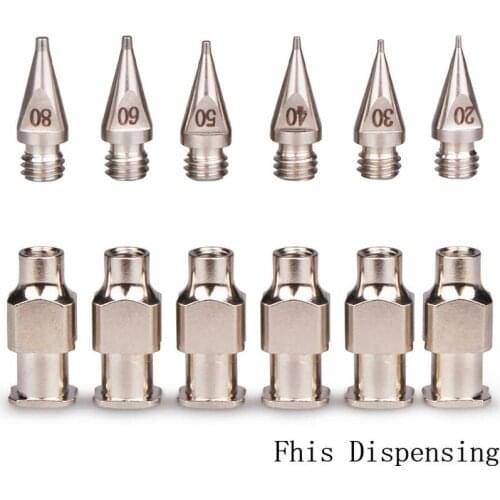 High Precision Dispensing Tips Stainless Steel Tapered Nozzles