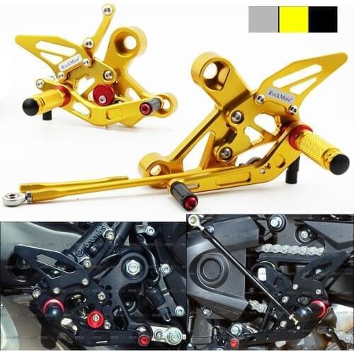 Rear Set Rearsets Foot Peg Rest Footpeg Brake Shift Lever Pedal For YAMAHA MT-09 FZ-09 MT09 FZ09 14-18 2014 2015 2016 2017 2018