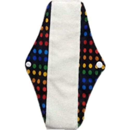 Reusable Bamboo Terry Sanitary Pads Regular Flow pads Health higiene feminina Menstrual Cloth Pads 100 pcs