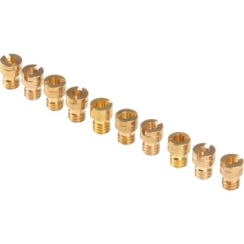 10x M4 Carburettor Main Jet for Keihin CVK Carb 78 80 82 85 87 88 90 92 94 95 Motorcycle Injectors Nozzle Carb Main Jets 7mm