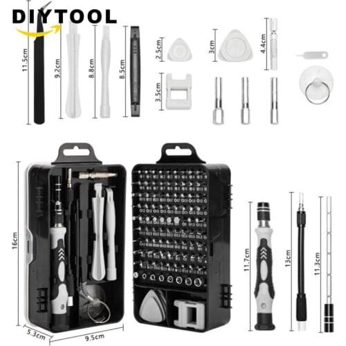 115 IN 1 Precision Screwdriver Set Magnetic Torx Kit for PC Mobile Repair Tool