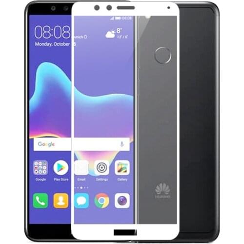 3D Tempered Glass For Huawei Y9 2018 Full Screen Cover Explosion-proof Screen Protector Film For Huawei Y9 2018 FLA-L22 FLA-LX2