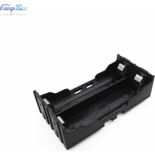 50Pcs 2x18650 Lithium Battery Case Holder Socket Wire Junction Box With Solder Lugs Pins