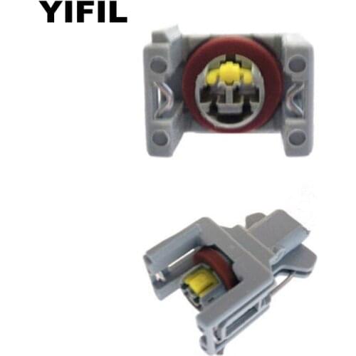 50pcs/lot 2 Pin/Way Female Auto Fuel Injector Spray Nozzle Oil Atomizer Plug Connector For Delphi