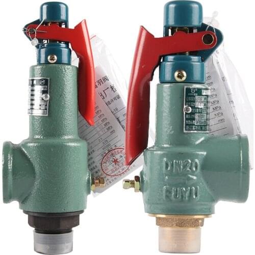 A28H-16 Fu Yu brand spring full-open safety valve silk mouth boiler gas tank steam safety valve DN15 a28h-16