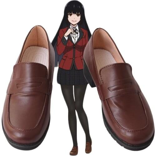 Anime Kakegurui Jabami Yumeko Cosplay Shoes Boots Custom Made