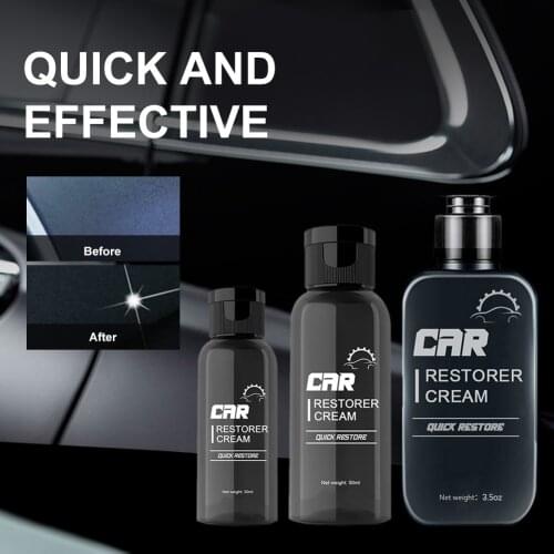 Car Parts Retreading Agent Panel Agent Car Polish Wax Plastic Leather Retreading Agent Auto Interior Cleaner Wax Automotive