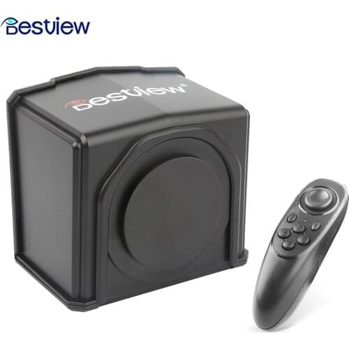 Bestview T1 Portable Mobile Phone Teleprompter Prompter with Remote Control for Smartphone for Live Interview Video Vlog