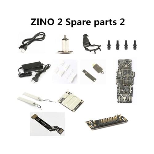 Hubsan Zino2 Zino 2 RC UAV Quadcopter spare parts GPS receiver board charger power switch board charging cable shock ball dome