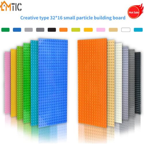 Microparticle Base Plate Diy Building Blocks Compatible With New Classic Base Plates 16X32 Dots Toys For Children Kids Gifts