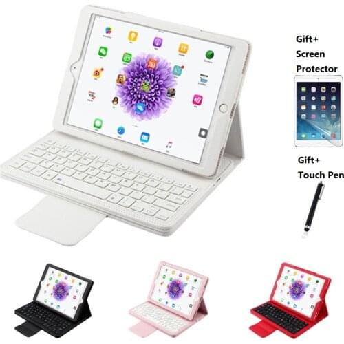 PU Leather Case with Bluetooth Keyboard Cover For iPad Mini 12345 Air 1 2 iPad 2017 2018 9.7 inch Pro 9.7 10.5 11 inch Air 10.5