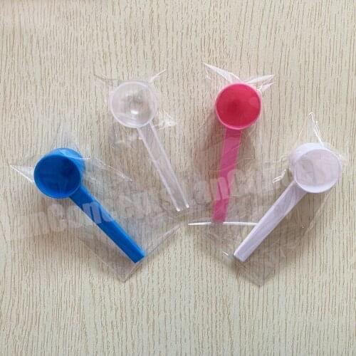 5g Plastic Measuring Spoon 10ML Measure Scoop with individually packed Kitchen Tools - 200pcs/lot