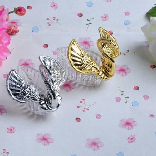 2015 fashion new arrival elegant swan wedding favor packaging box wedding candy box 100 units / batch