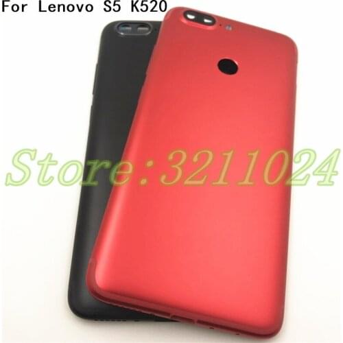 Original New Metal Battery Door Back Cover Housing Case 5.7" For Lenovo S5 K520 With Power Volume Button + Logo