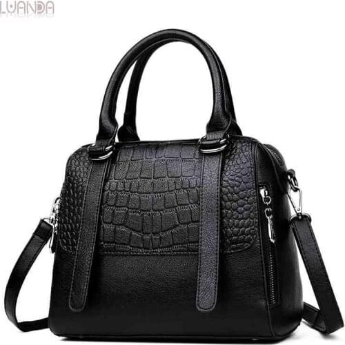 Casual Tote Bags Classic Simplicity Luxury Designer Crocodile Pattern Handbag High Quality Women Leather Shoulder Messenger Bag