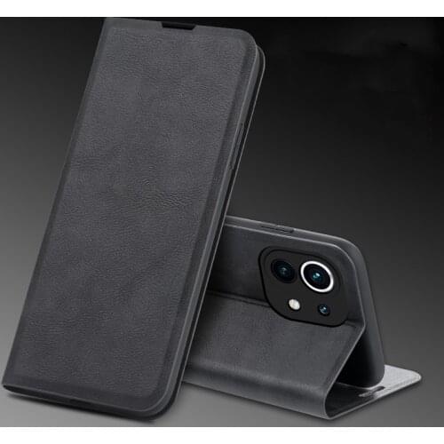 Luxury Leather Case for Xiaomi Mi 11 Ultra Thin Flip Funda with Card Pocket Xiomi Mi 11 Phone Etui Magnetic Holster Full Cover