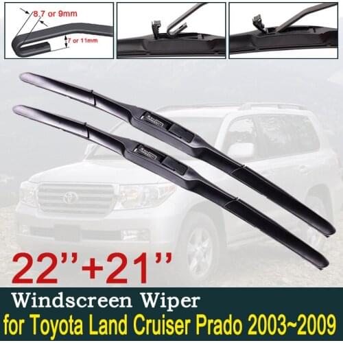 For Toyota Land Cruiser Prado J120 120 2003~2009 Car Wiper Blade Front Windscreen Windshield Wipers Car Accessories 2004 2008